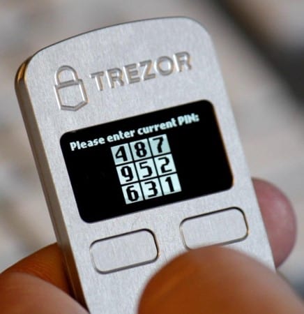 how many crypto coins can go in the trezor