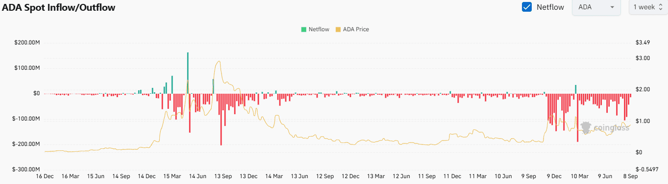 ADA Exchange Netflow