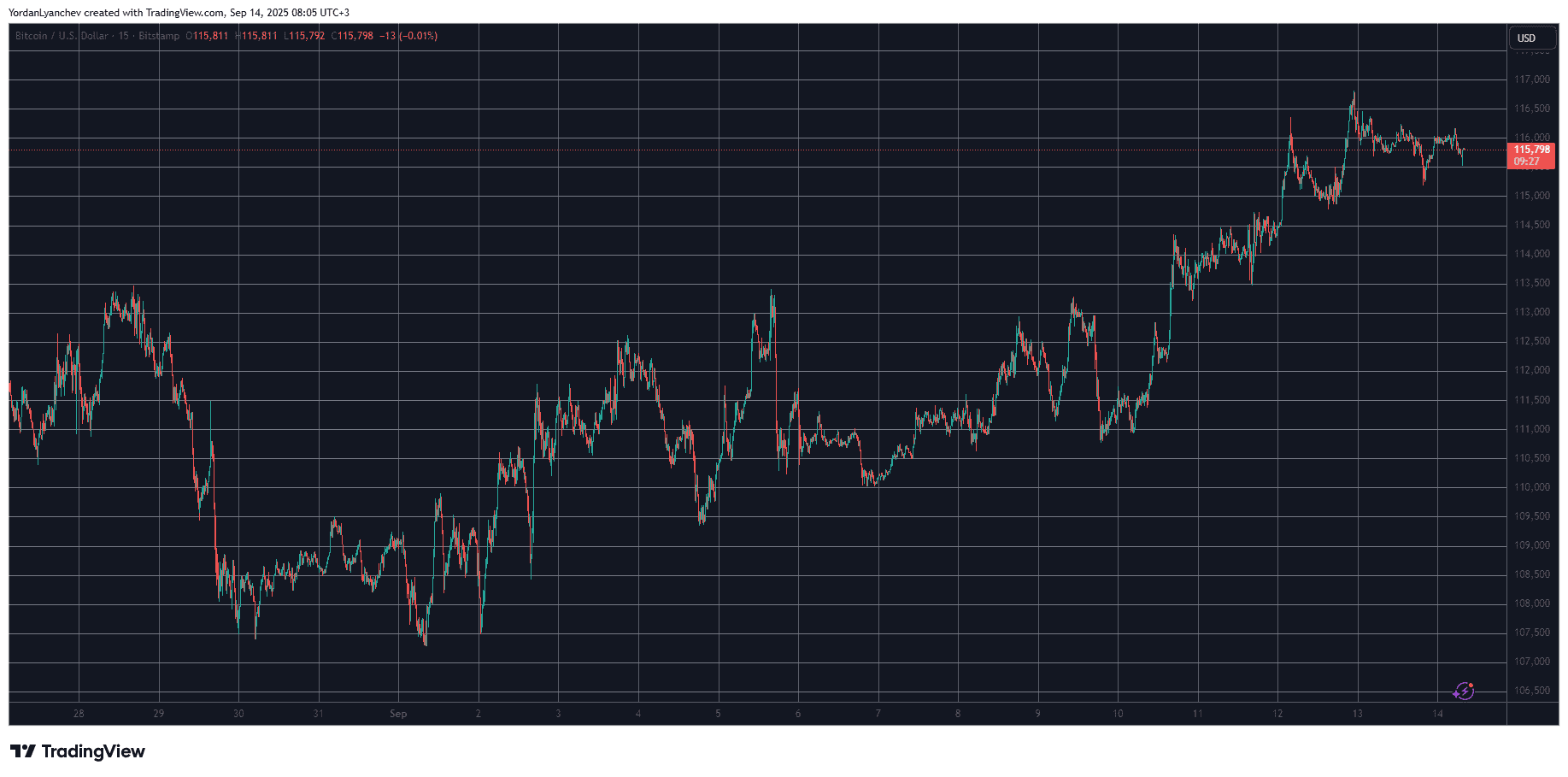Bitcoin's Price Chart