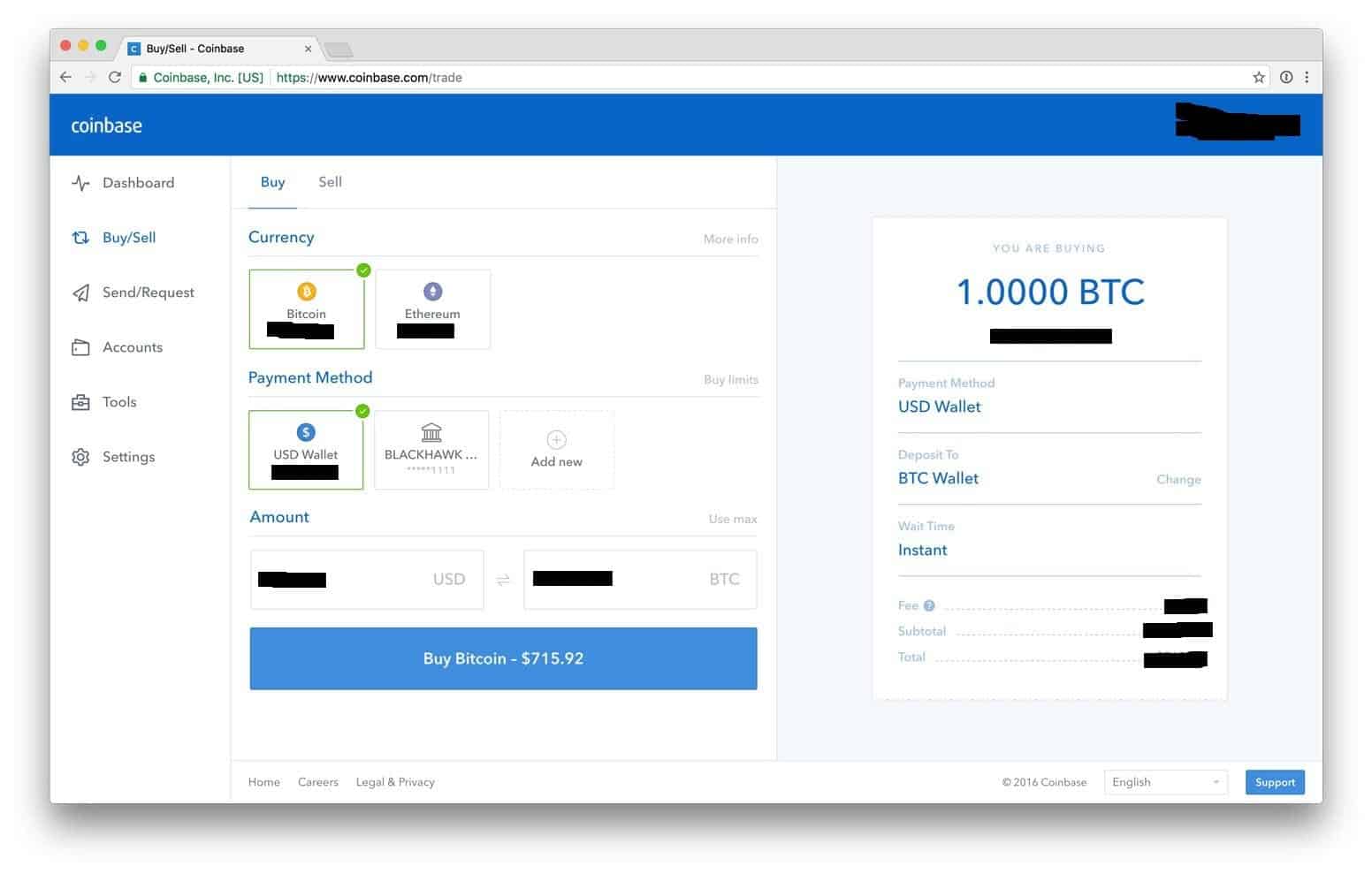 coinbase funds pending