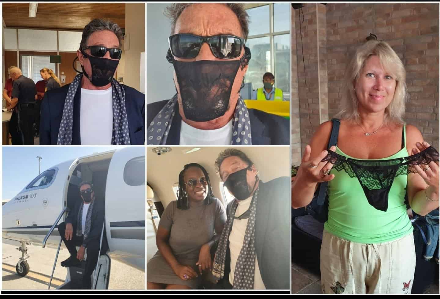 John McAfee Detained For His Coronavirus Mask. Source: Twitter