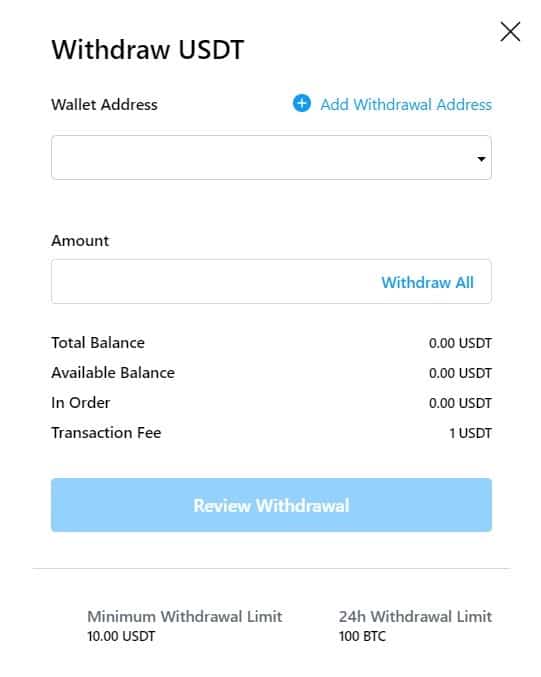 crypto.com withdrawal fees