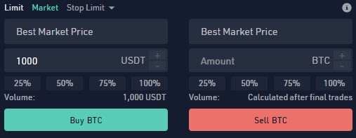 how to trade btc for usdt on kucoin