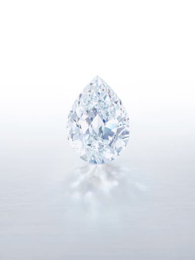 The actual diamond auctioned by Sotheby's in cryptocurrency. Image Sotheby's via Twitter