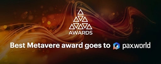 Pax World Won the AIBC Asia Award in Dubai, Beating Decentraland and The Sandbox
