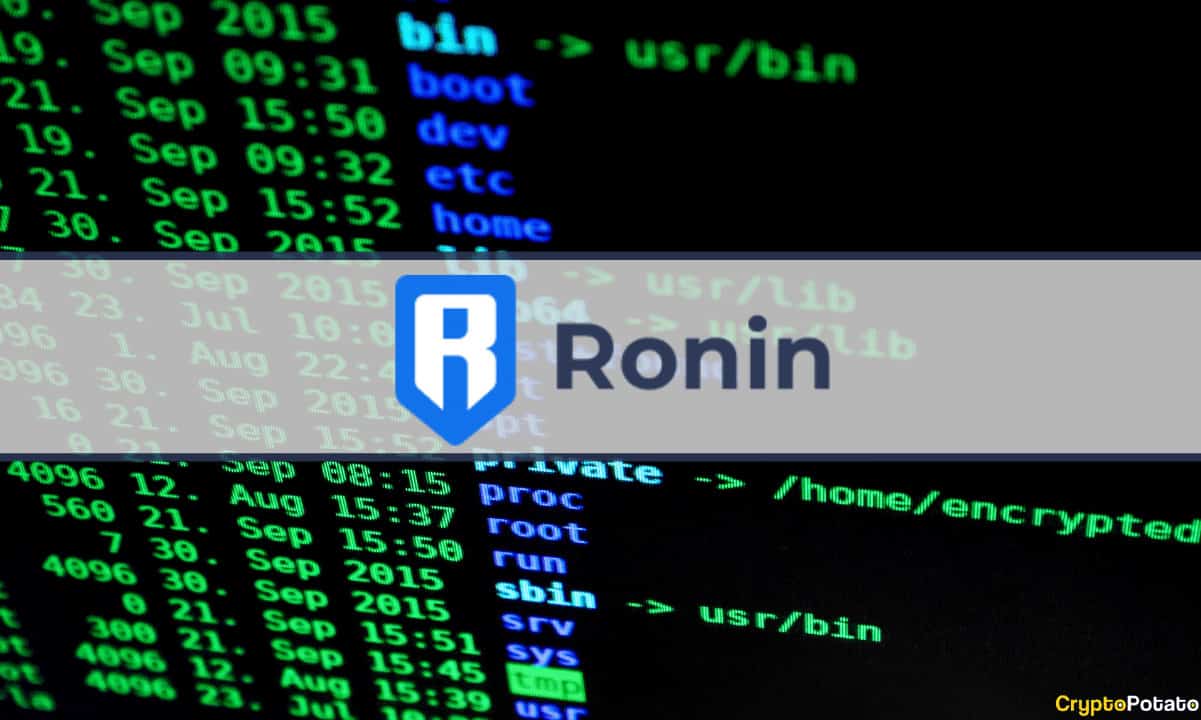 Axie Infinity's Ronin Bridge Hacker Starts to Move Stolen Ethereum (ETH)