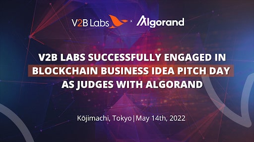 V2B Labs Judges the Eventful Blockchain Business Idea Pitch Day Alongside Algorand