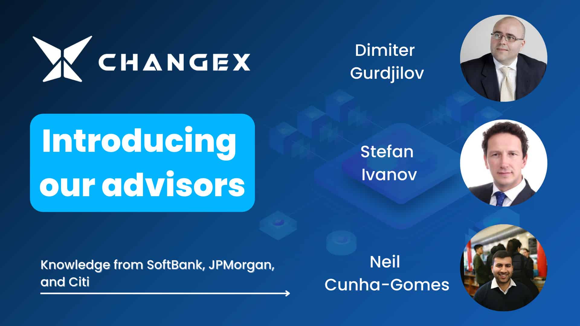 DeFi Project ChangeX Lands Advisory Board From Major Industry Giants