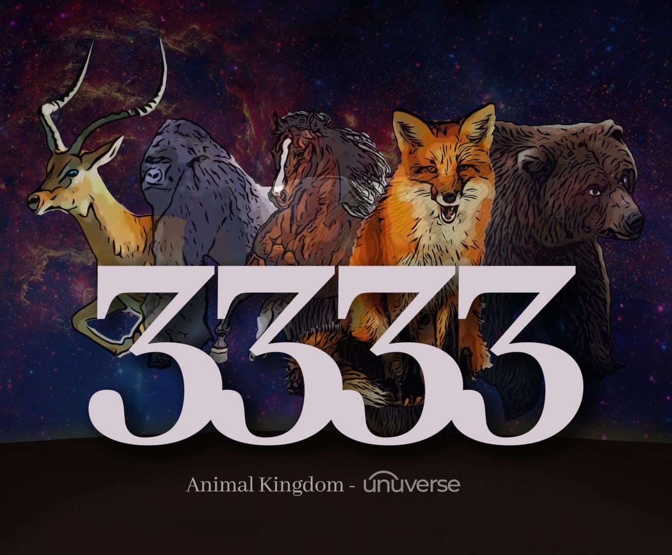 Unuverse Launching 333 Animal Kingdom NFT Collection