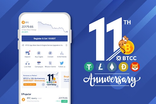 BTCC Launches Upgraded App Version to Enhance Trading Experience as it Celebrates its 11th Anniversary