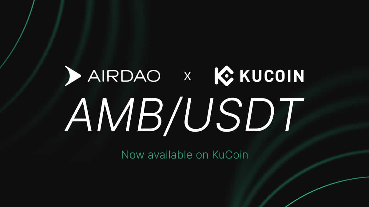 KuCoin Lists AirDAO’s AMB Token With a USDT Pair
