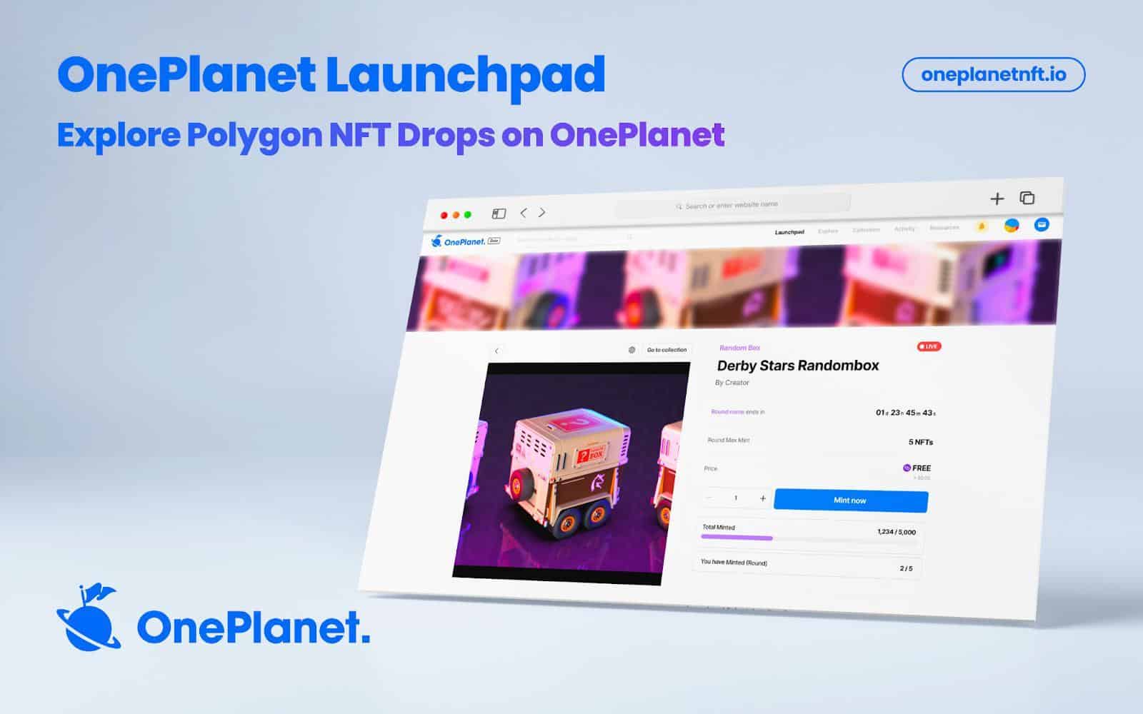 OnePlanet to Provide Polygon-dedicated Launchpad Services