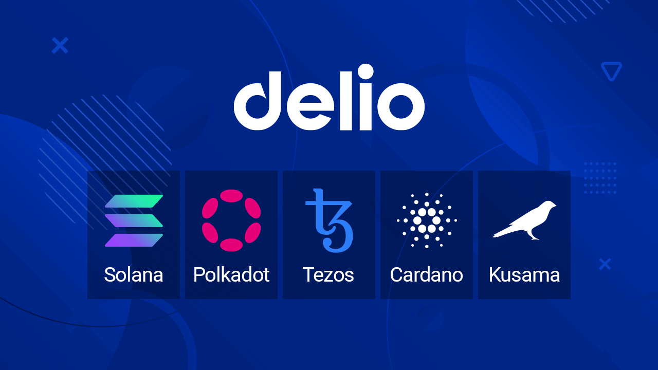 Crypto Bank Delio to Support 5 New Digital Assets, Including Polkadot, Solana, and Tezos