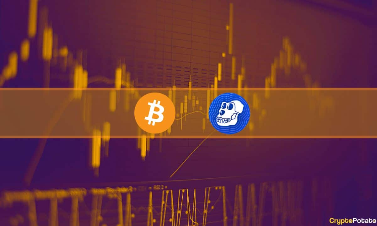Bitcoin sous-évalué au plus bas de 2 semaines, ApeCoin Nosedives 8% (Observation du marché) - La Crypto Monnaie