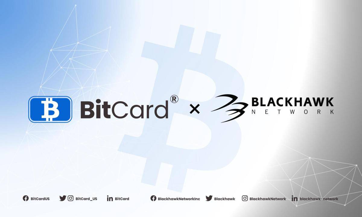 BitCard® and Blackhawk Network (BHN) to Offer Bitcoin Gift Cards at Select US Retailers