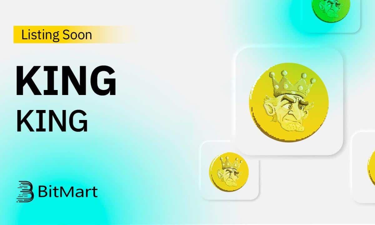 KING, Solana’s Answer to Ethereum’s PEPE, Lists on BitMart Exchange