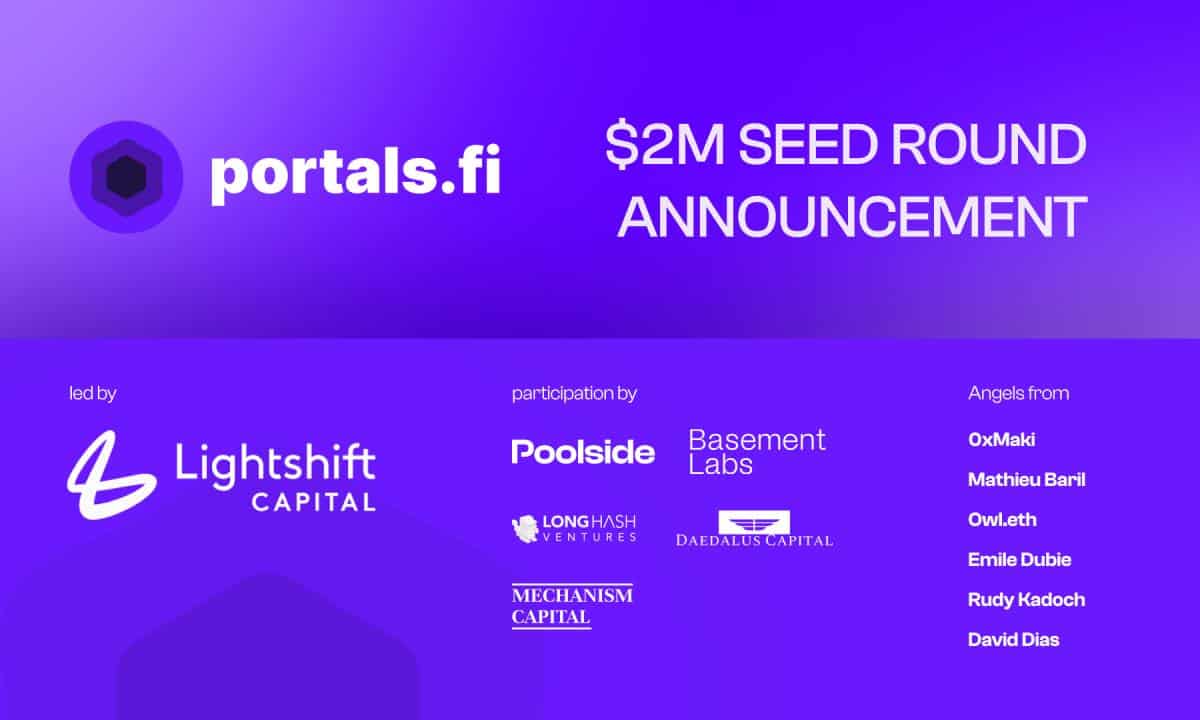 DeFi Aggregator Portals Secures M in Seed Funding Spearheaded by Lightshift Capital