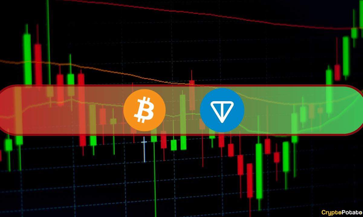 Bitcoin Rejected at K, Toncoin Expodes by Double Digits Daily (Market Watch)
