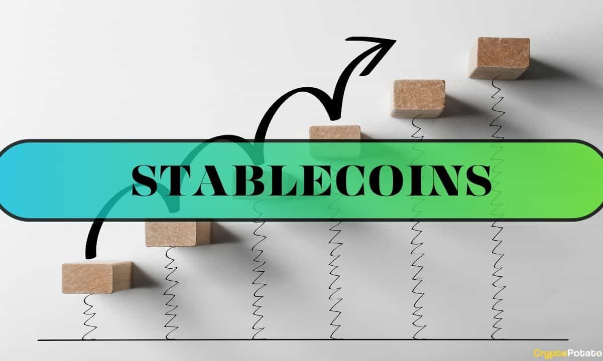 Biggest Stablecoins’ Combined Market Cap Increases by 0M in 2 Weeks