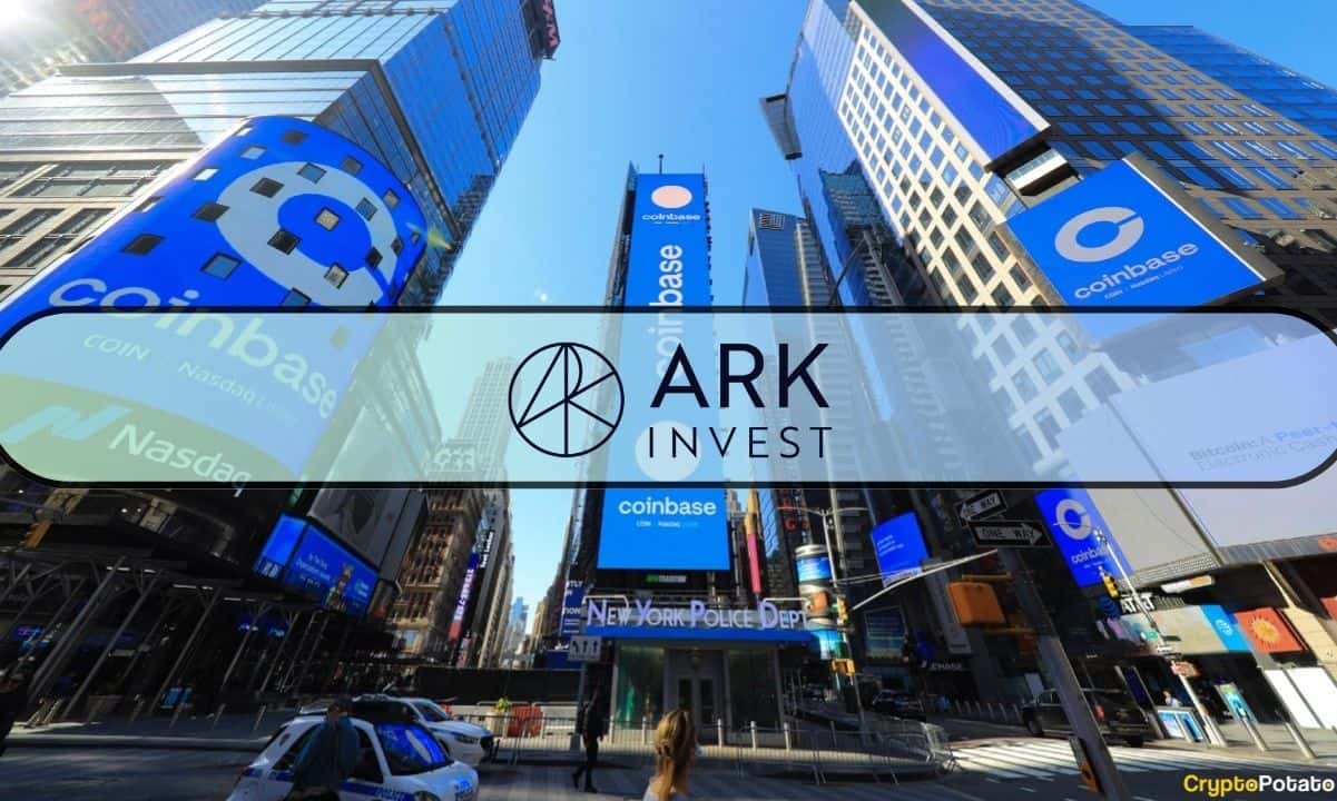 Cathie Wood’s ARK Invest Offloads $33 Million Worth of Coinbase Shares Amid Price Surge