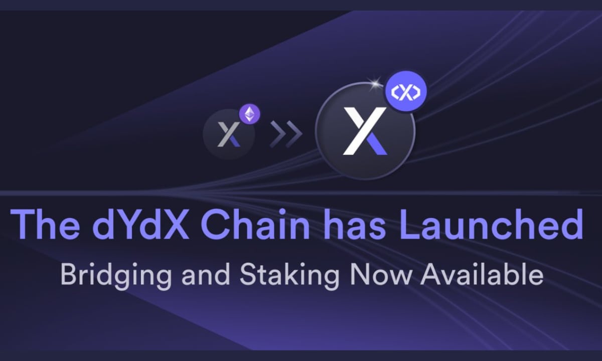 The dYdX Chain has Launched – Bridging and Staking Now Available