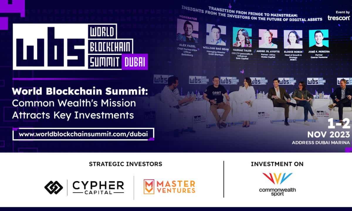 World Blockchain Summit: Common Wealth’s Mission Attracts Key Investments
