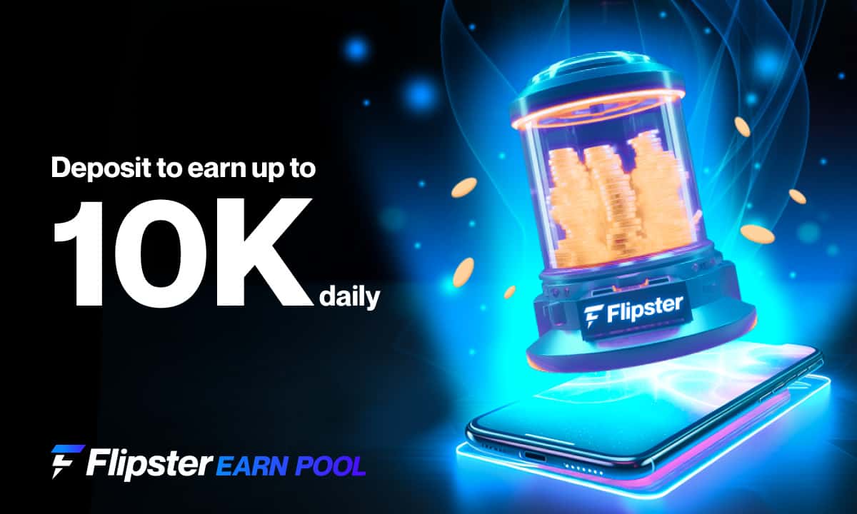 Flipster Launches New Earn Pool Feature Allowing Users to Earn Up To 10K USDT Daily on Their Crypto