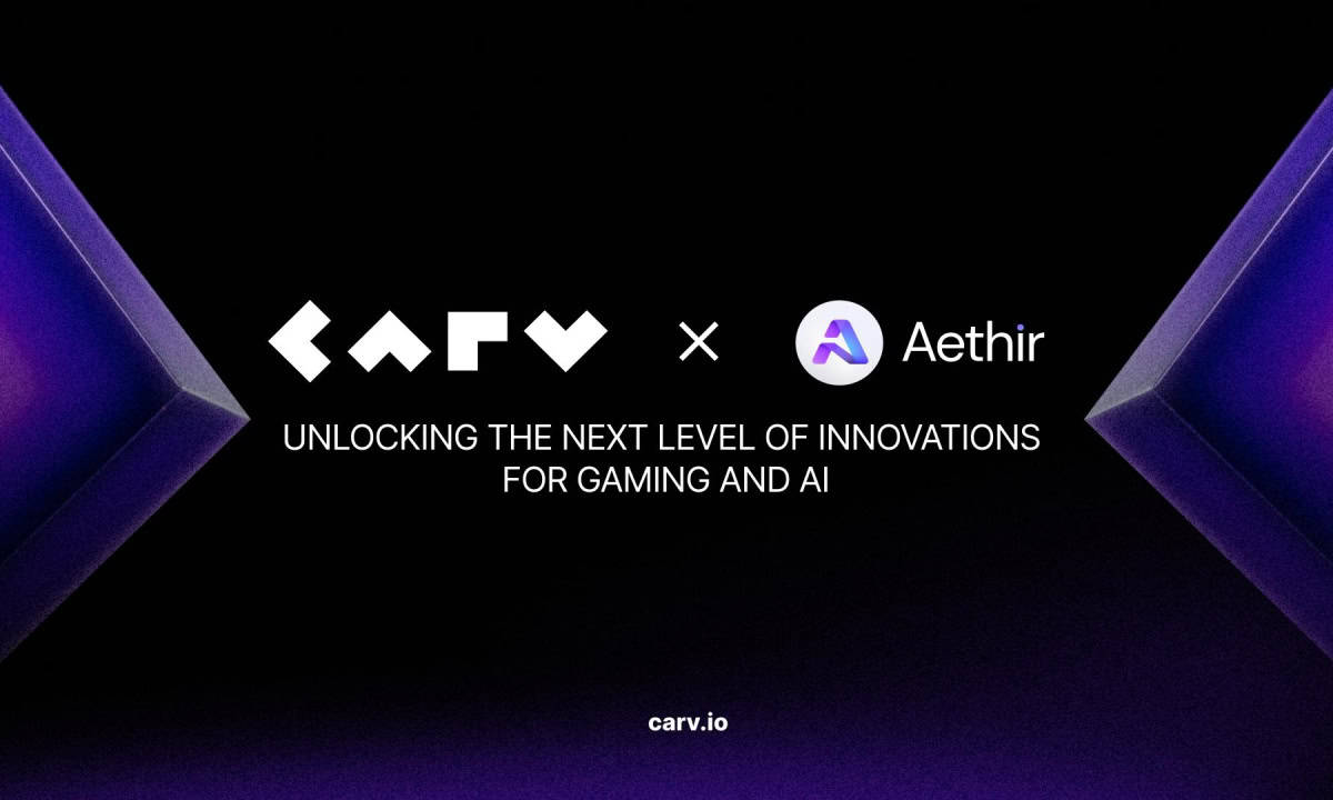 CARV and Aethir Partner to Power NextGen Gaming and AI, Offering Reciprocal Rewards Between
