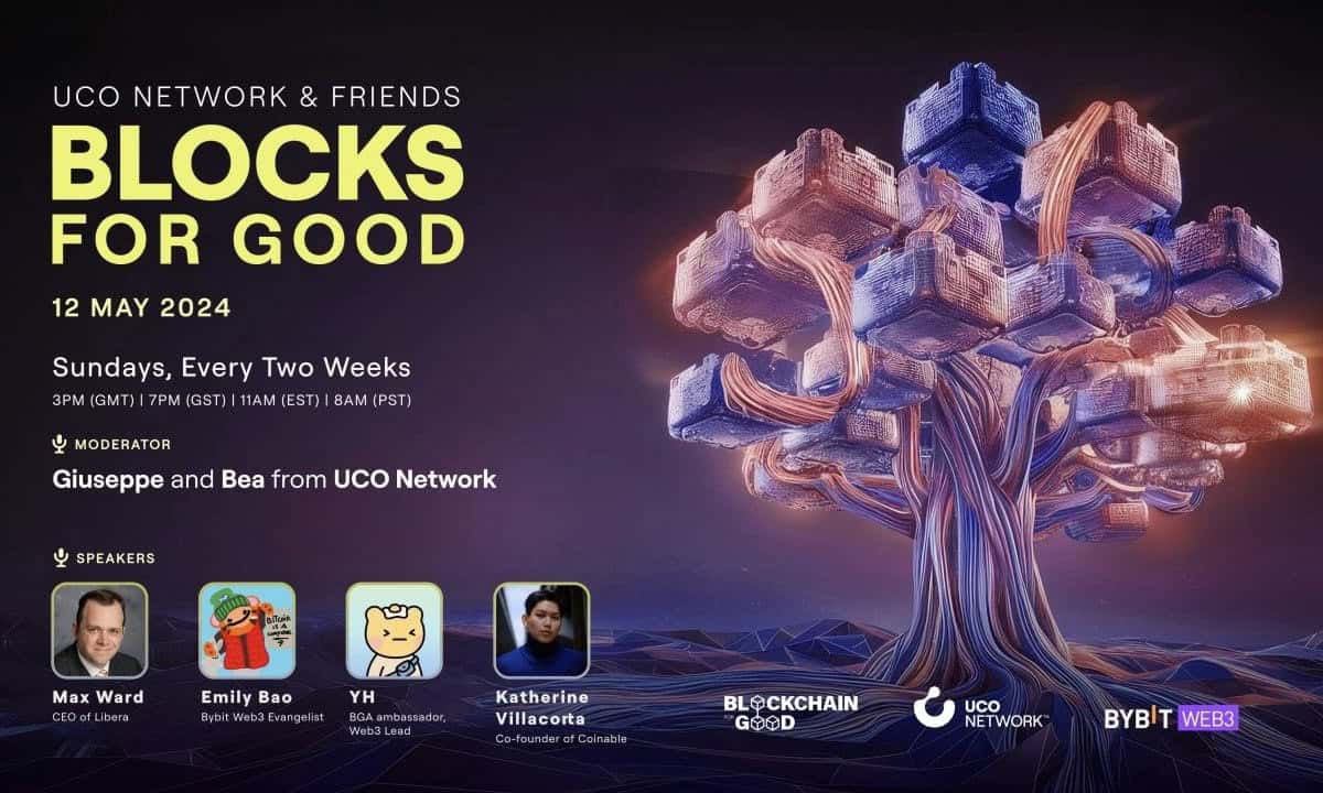Bybit Web3, UCO Network, and Blockchain for Good Announce Collaborative "Blocks for Good" Bi-Weekly Series on X Spaces
