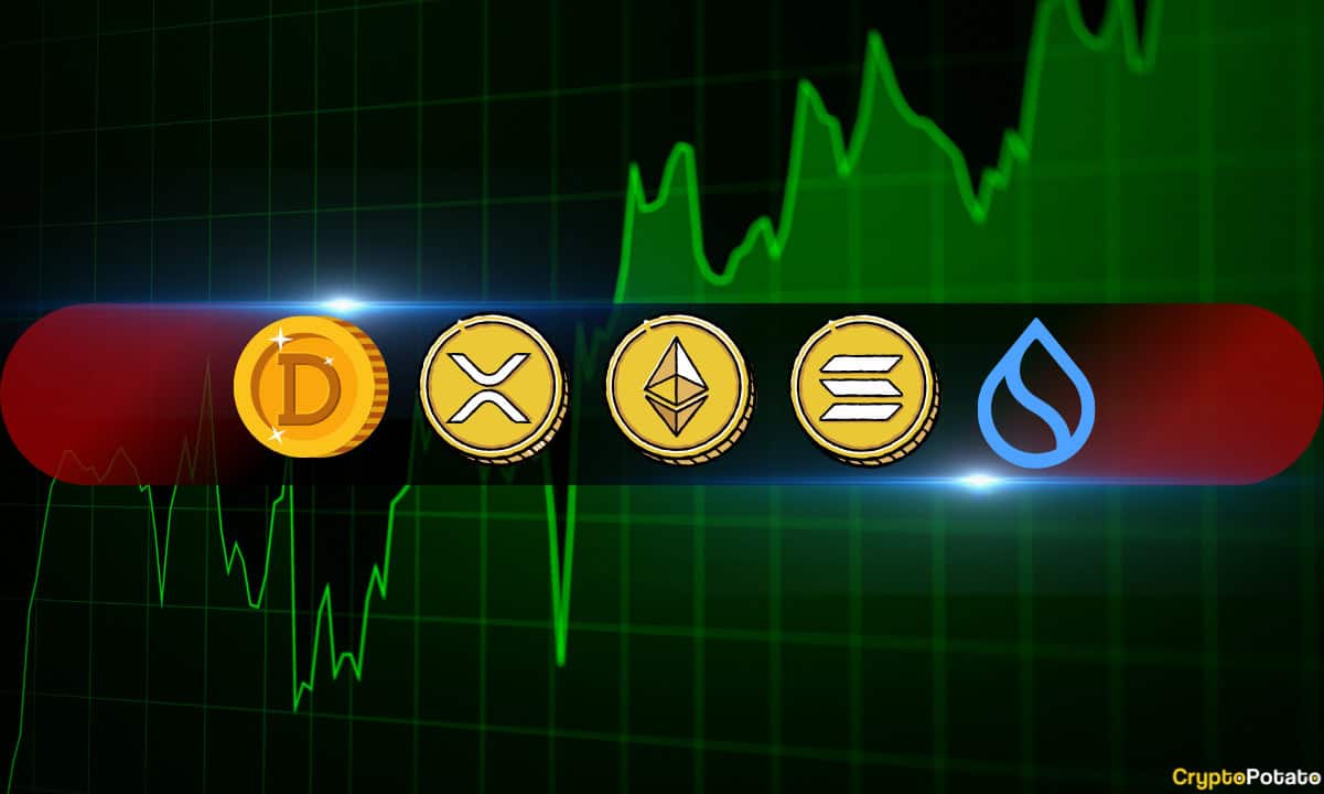 Crypto Price Analysis October-18: ETH, XRP, SOL, DOGE, and SUI