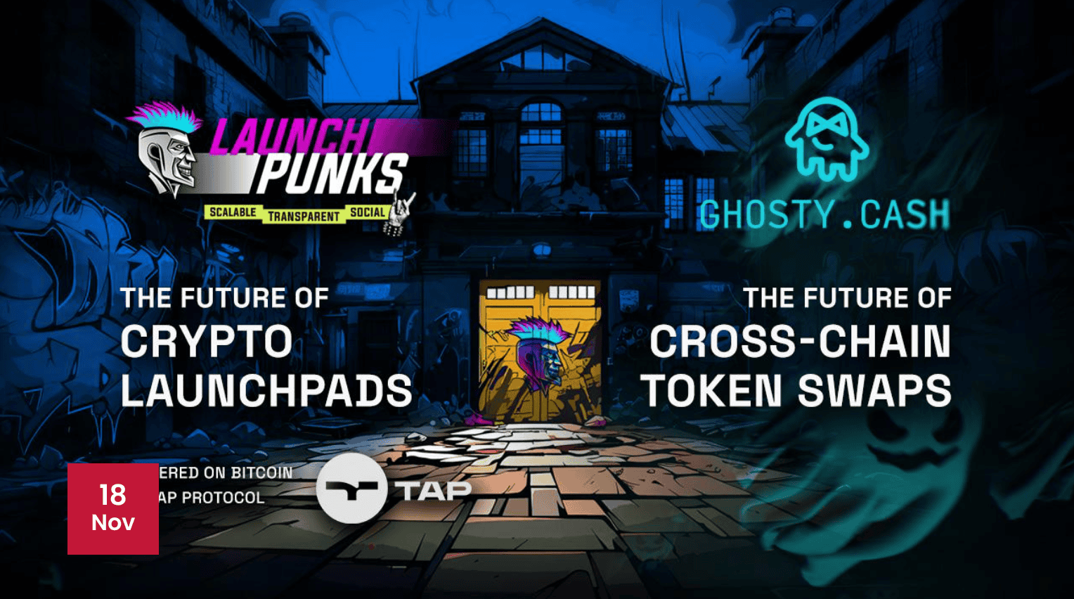 Next-Gen Gamified Launchpad LaunchPunks Goes Live with Ghosty Cash