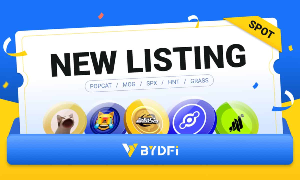 BYDFi New Listing GRASS Token for Spot Trading