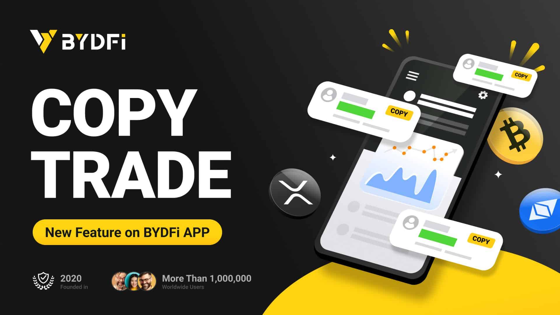 BYDFi Launches Innovative Perpetual Contract Copy Trading Feature, Welcomes Global Traders to Join