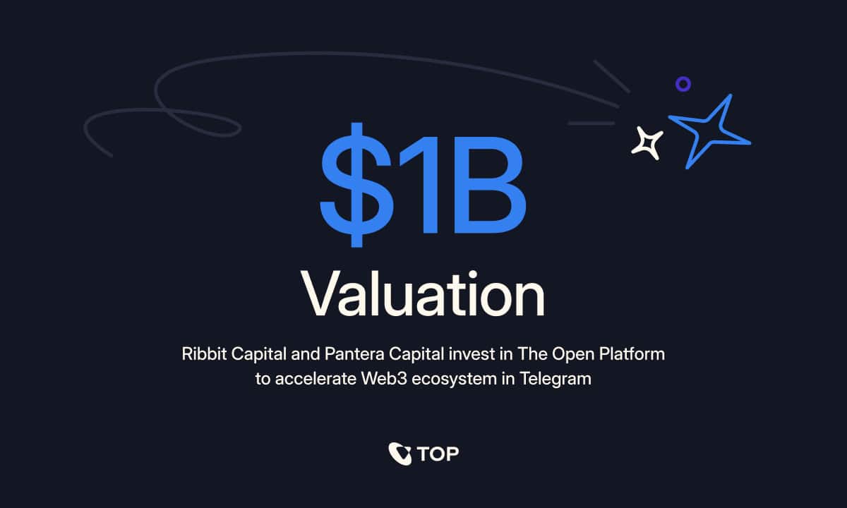 The Open Platform is the first unicorn in Web3 ecosystem in Telegram at bn valuation