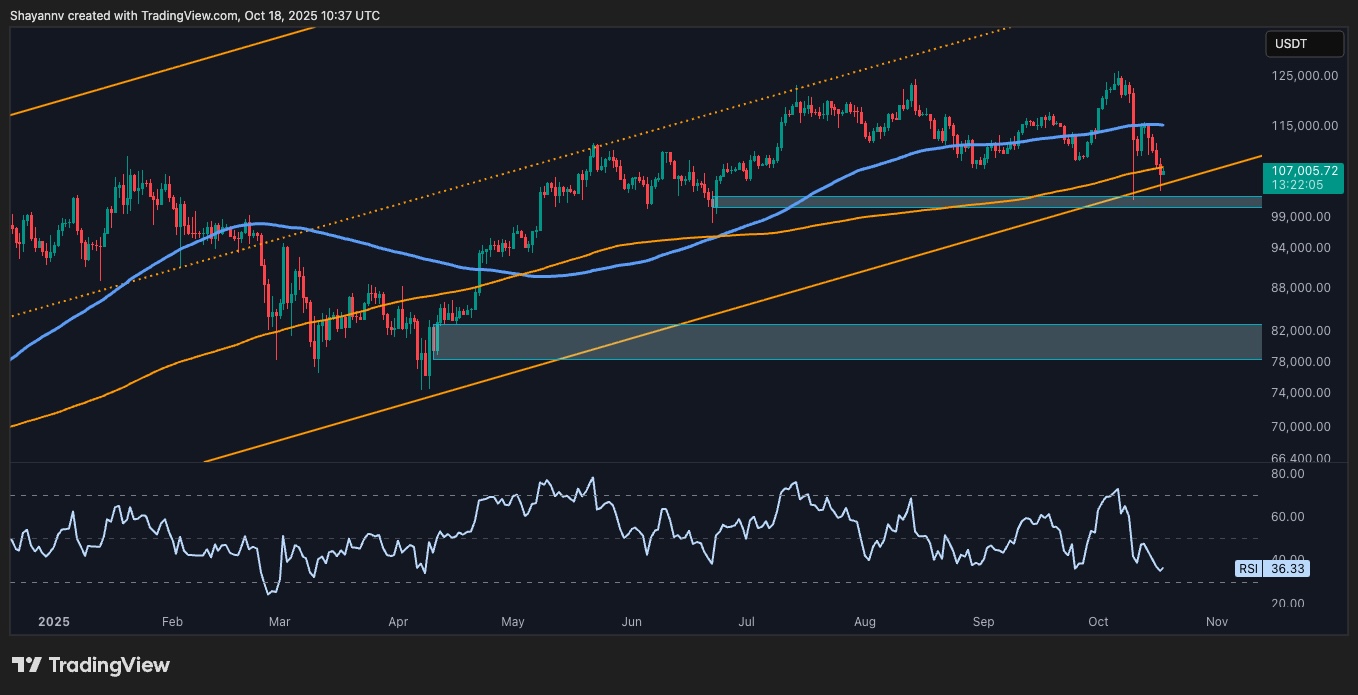 Bitcoin Price Analysis: First Bearish Signs Appear as BTC Falls by K From ATH
