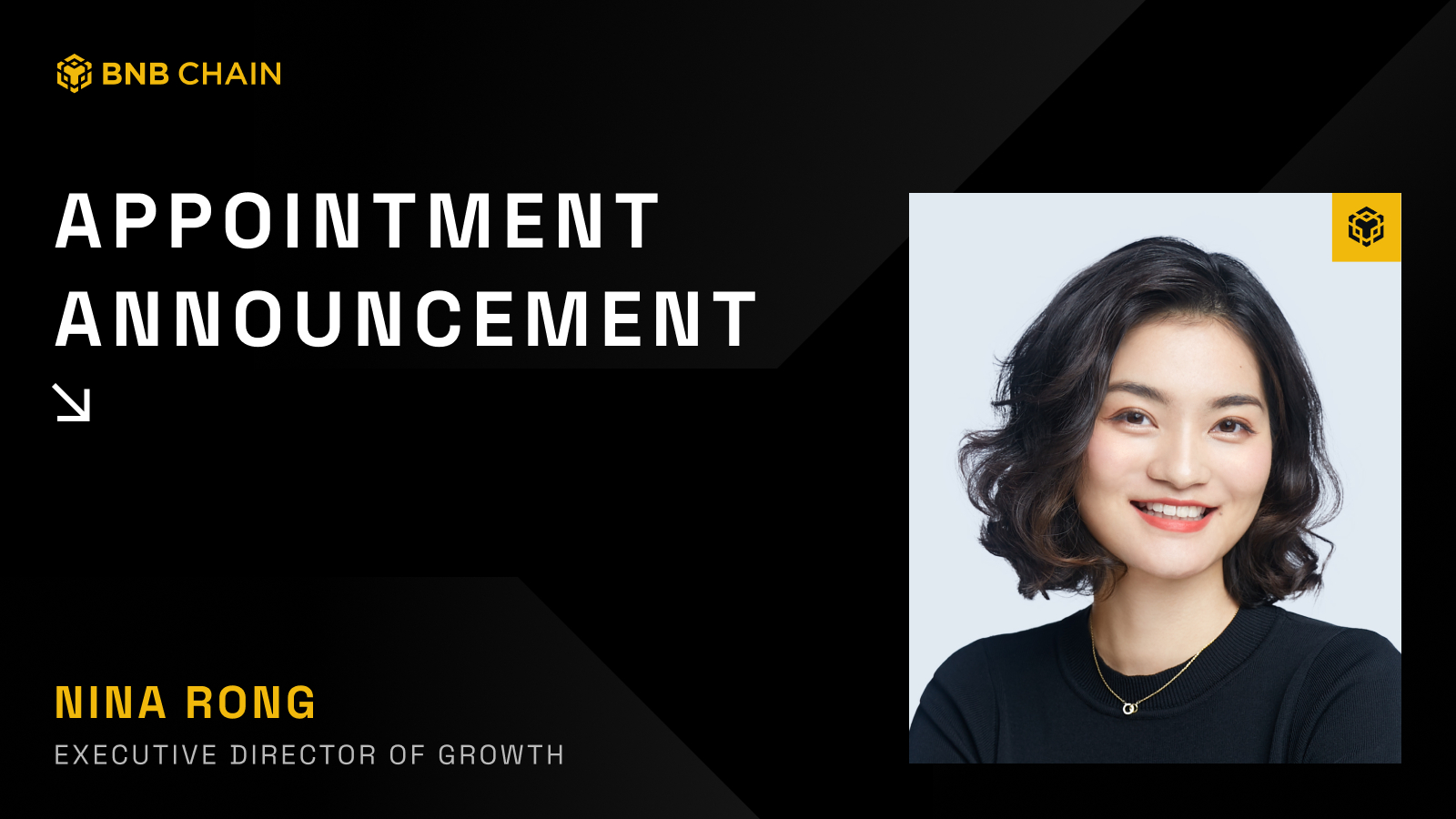 BNB Chain Appoints Nina Rong as Executive Director of Growth