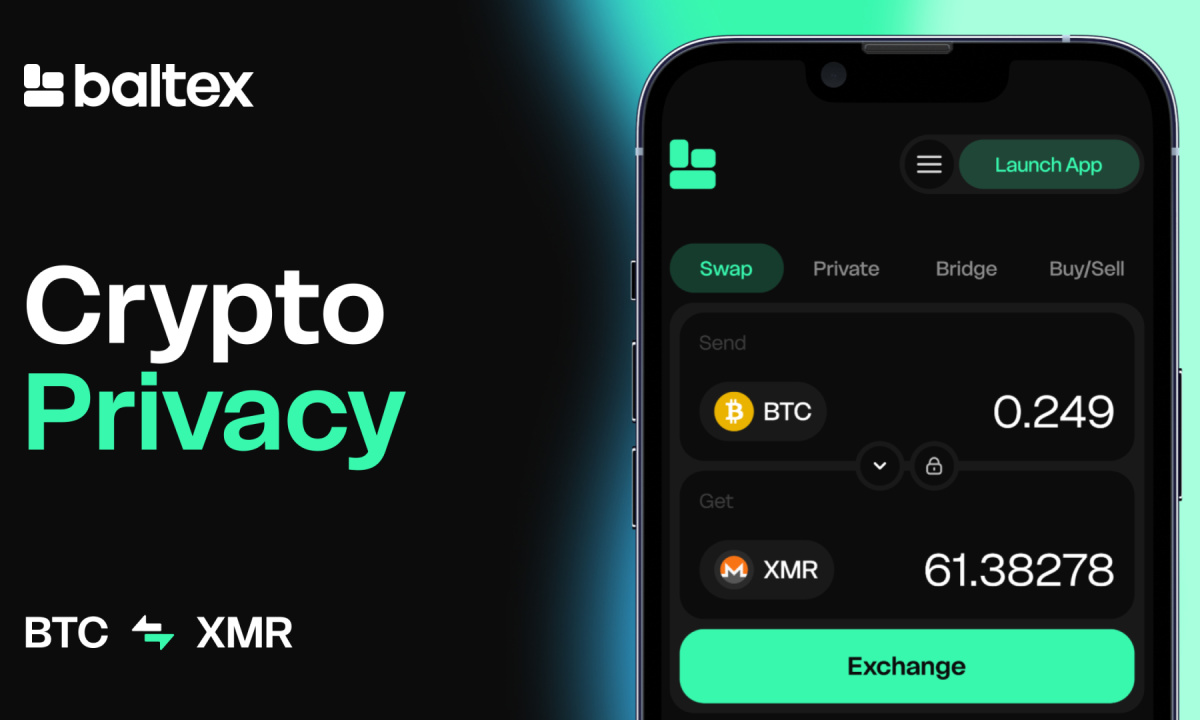 Baltex Launches BTC to XMR Private Swaps - CryptoPotato | Related Crypto Article
