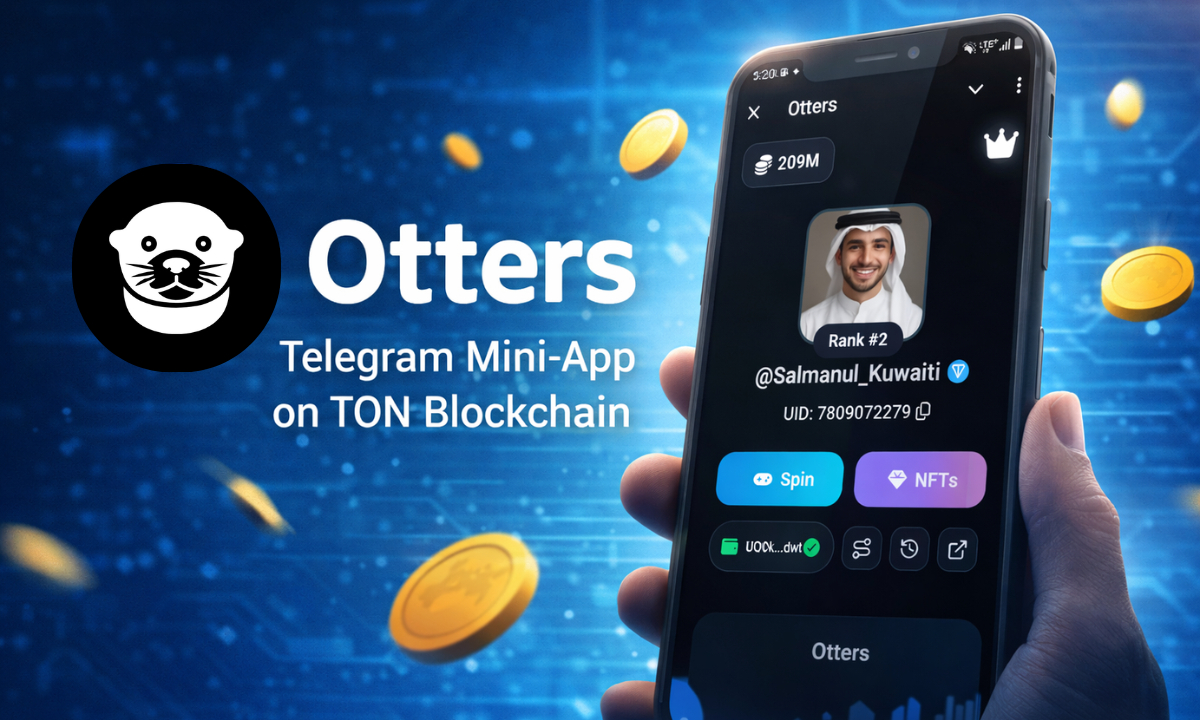 Otters Launches a New Era of Gamified Web3 Adoption Inside Telegram - CryptoPotato | Related Crypto Article