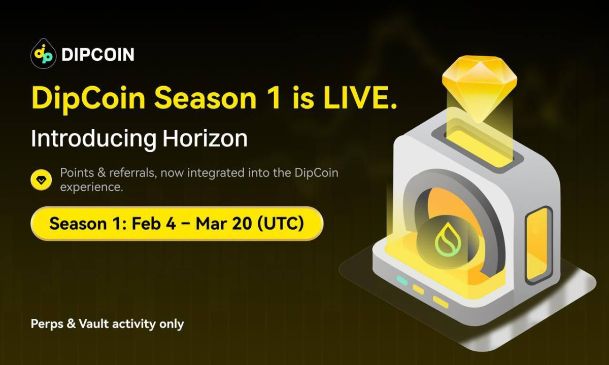 DipCoin lanza la Temporada 1: Horizon (Points & Referral System), un Marco Incentivo para el Comercio Perpetuo - CryptoPotato | Related Crypto Article