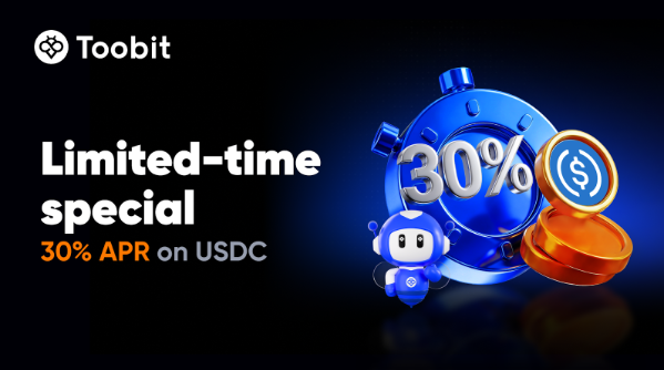 Toobit Offers 30% APR on USDC, Leading High-Yield Opportunities