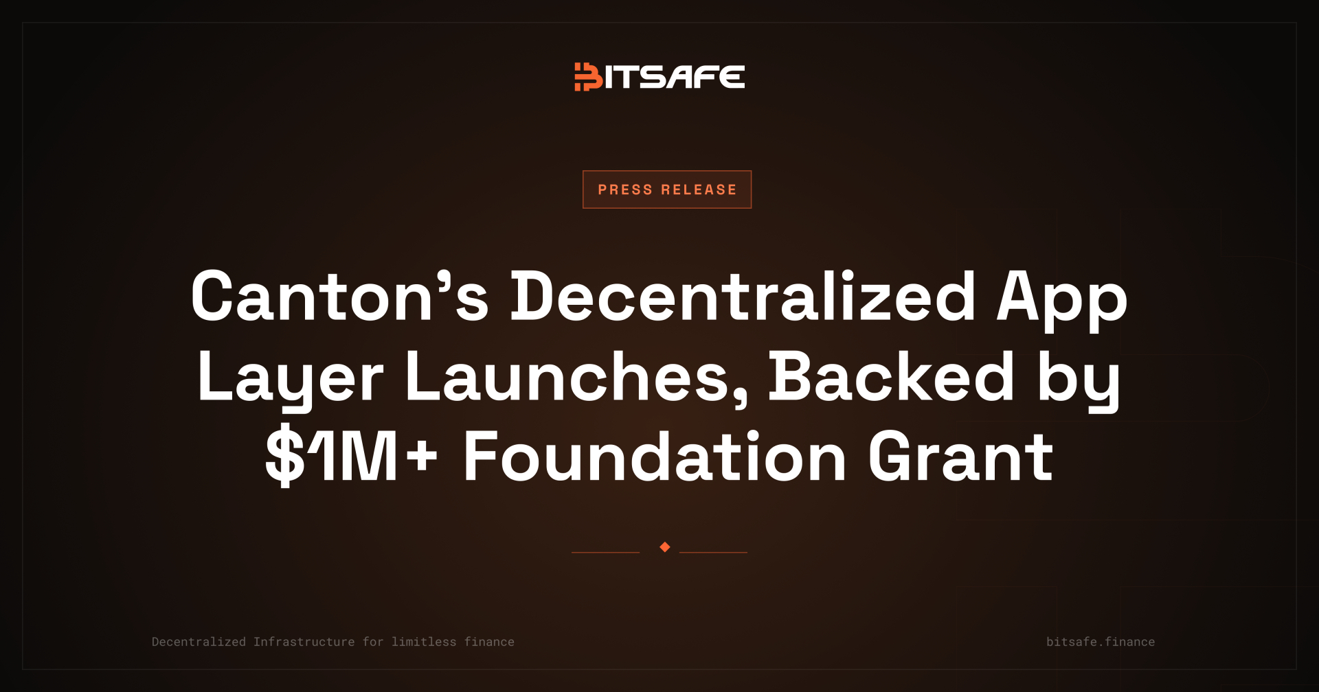 BitSafe Launches Decentralization Manager on Canton Network